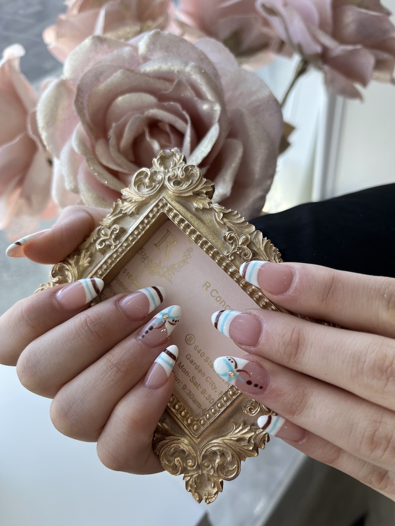 R Concept Nails & Spa nail work in Garden City, New York